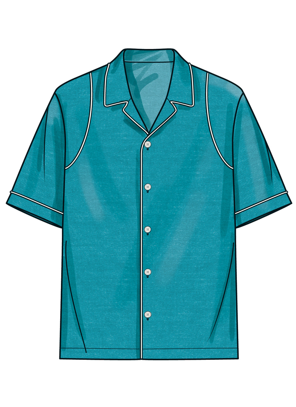 Simplicity Men's Shirts Sewing Pattern for Stylish Creations S3075A