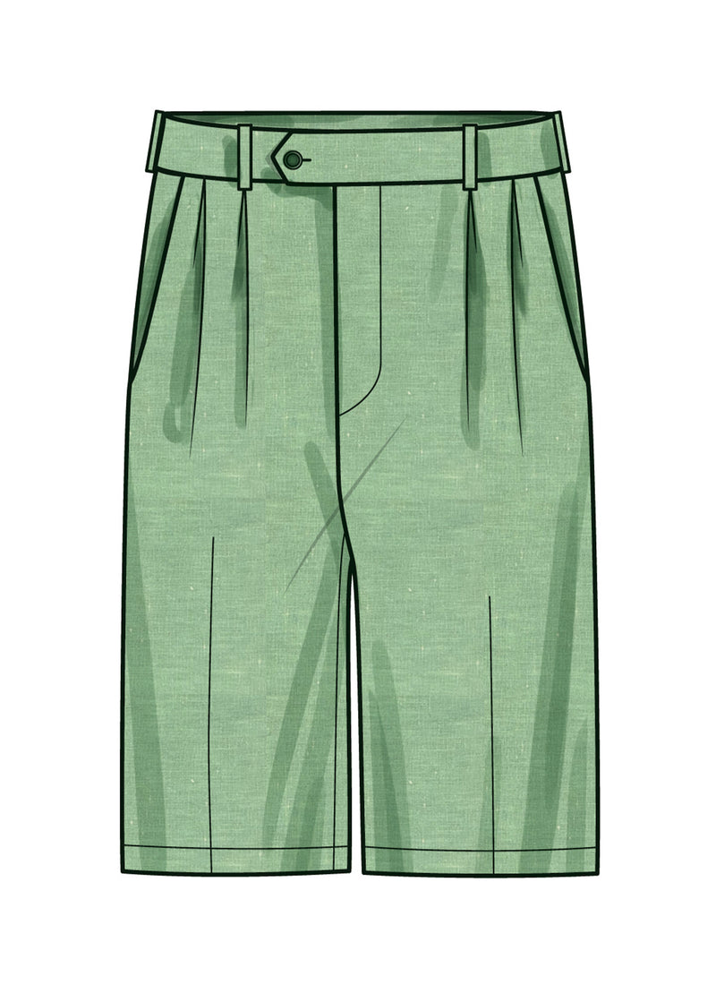 Simplicity Men's Tops, Shorts and Pants Sewing Pattern S3076