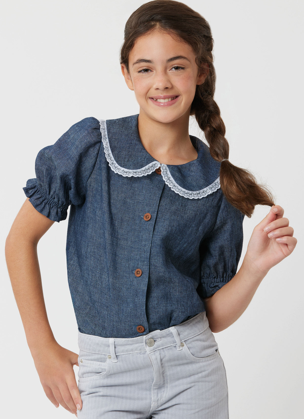Simplicity Girls' Tops Sewing Pattern for Stylish Creations S3077A
