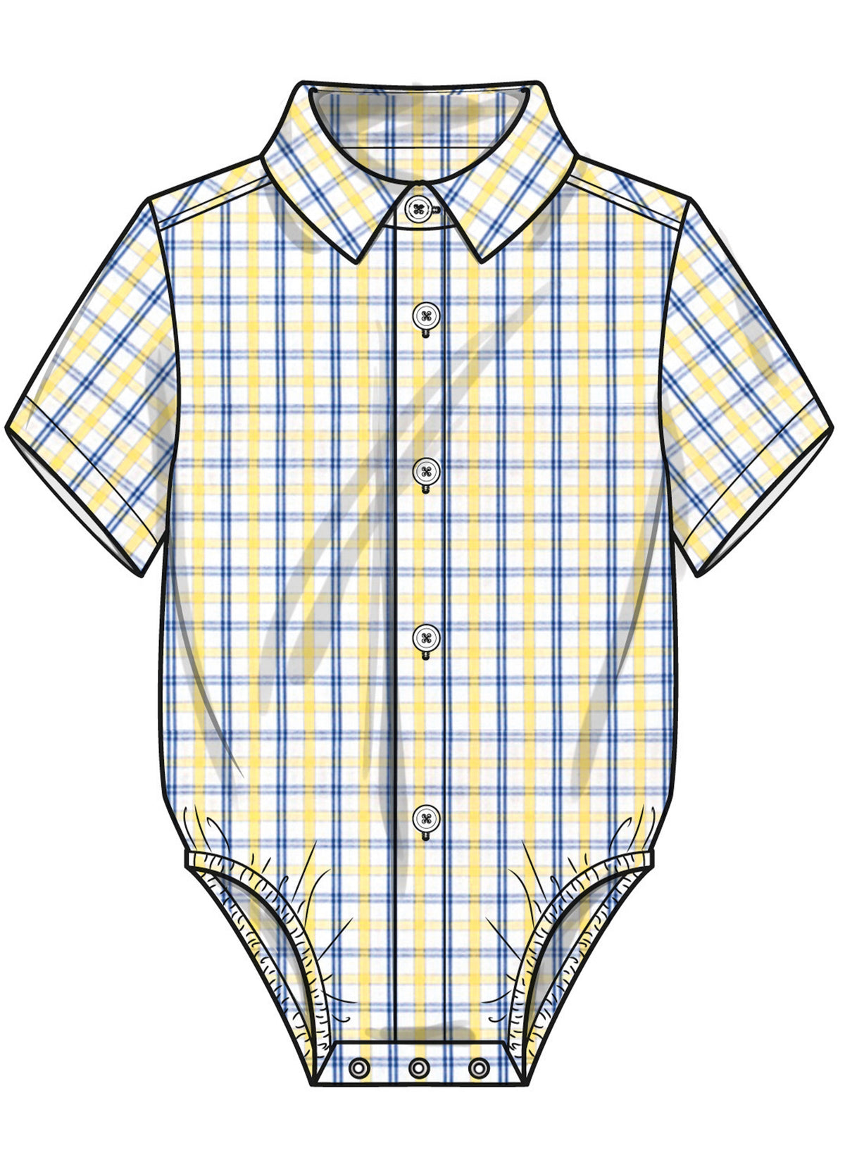 Simplicity Babies Bodysuits, Shorts and Pants Sewing Pattern S3079A