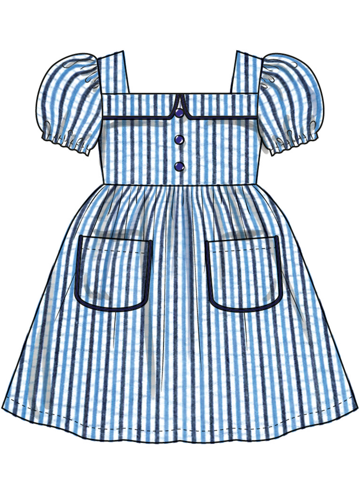 Simplicity Toddlers' Dresses Sewing Pattern Guide S3080A