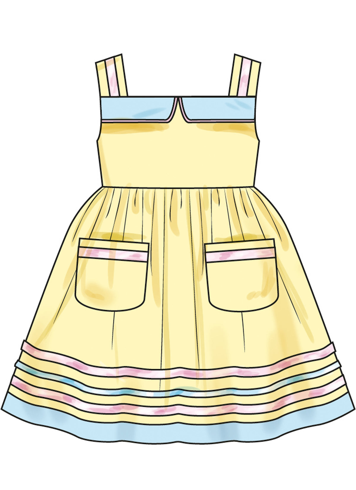 Simplicity Toddlers' Dresses Sewing Pattern Guide S3080A