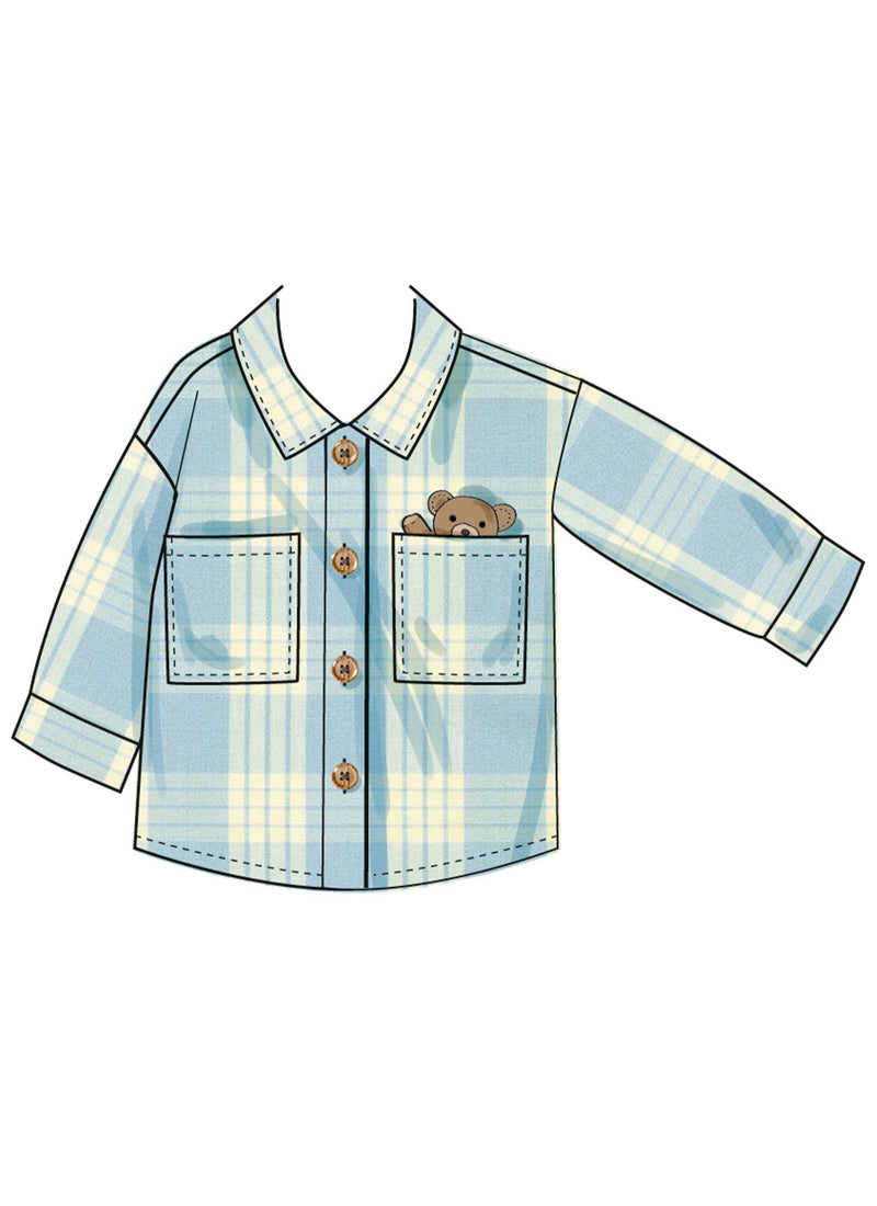 Simplicity Toddlers' Jackets and Pants Sewing Pattern S3081A