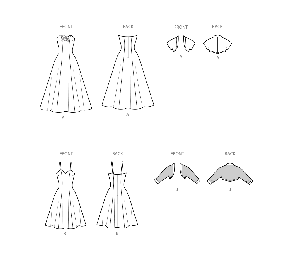 Simplicity Misses Dress & Bolero Sewing Pattern S3082