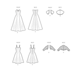 Simplicity Misses Dress & Bolero Sewing Pattern S3082