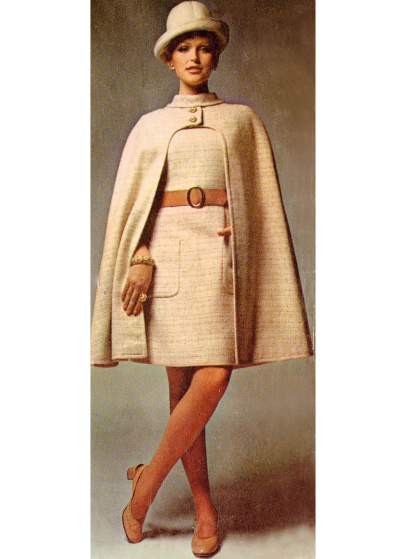 Simplicity Misses Cape and Dress Sewing Pattern Guide S3084