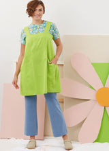 Simplicity Misses Tops, Pants & Apron Dresses Sewing Pattern S3088A