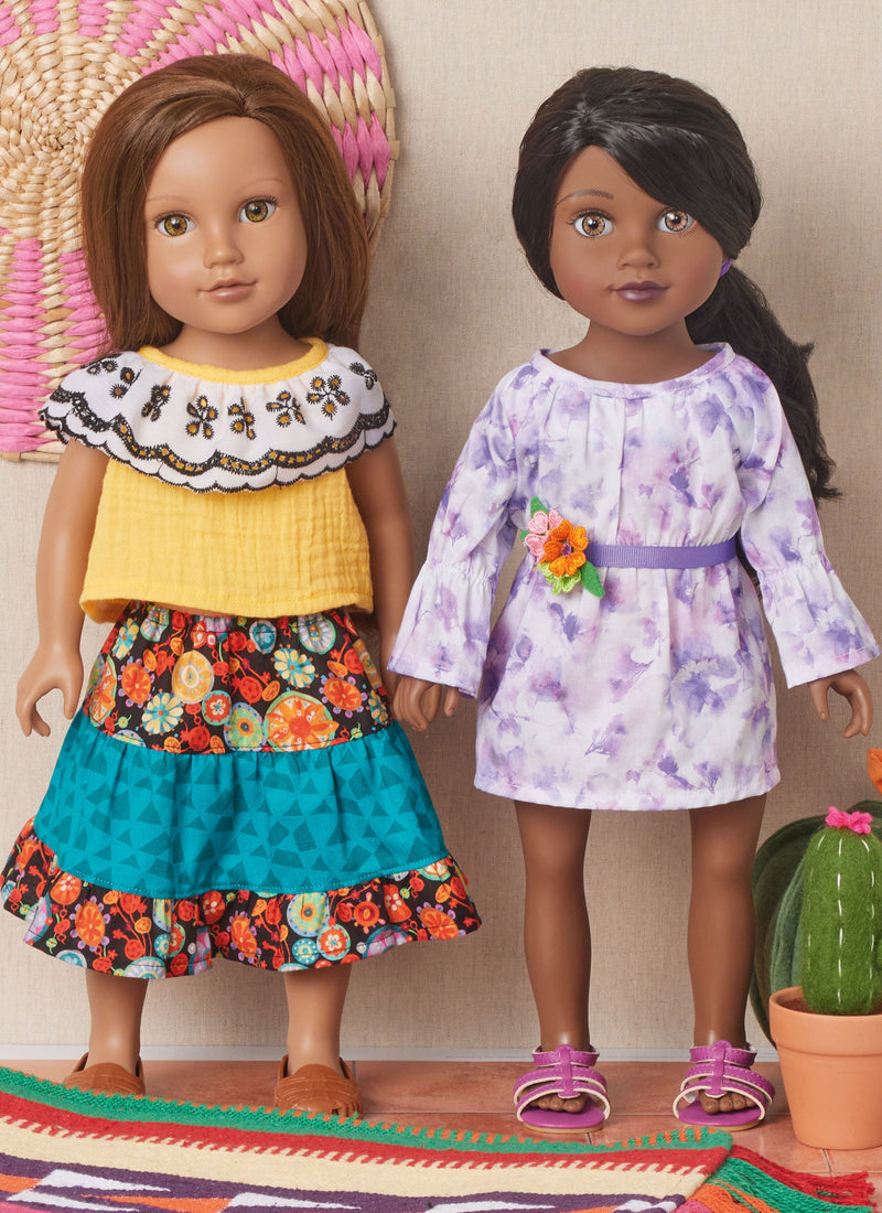 Simplicity: 18" Doll Clothes Sewing Pattern by Carla Reiss S3092OS