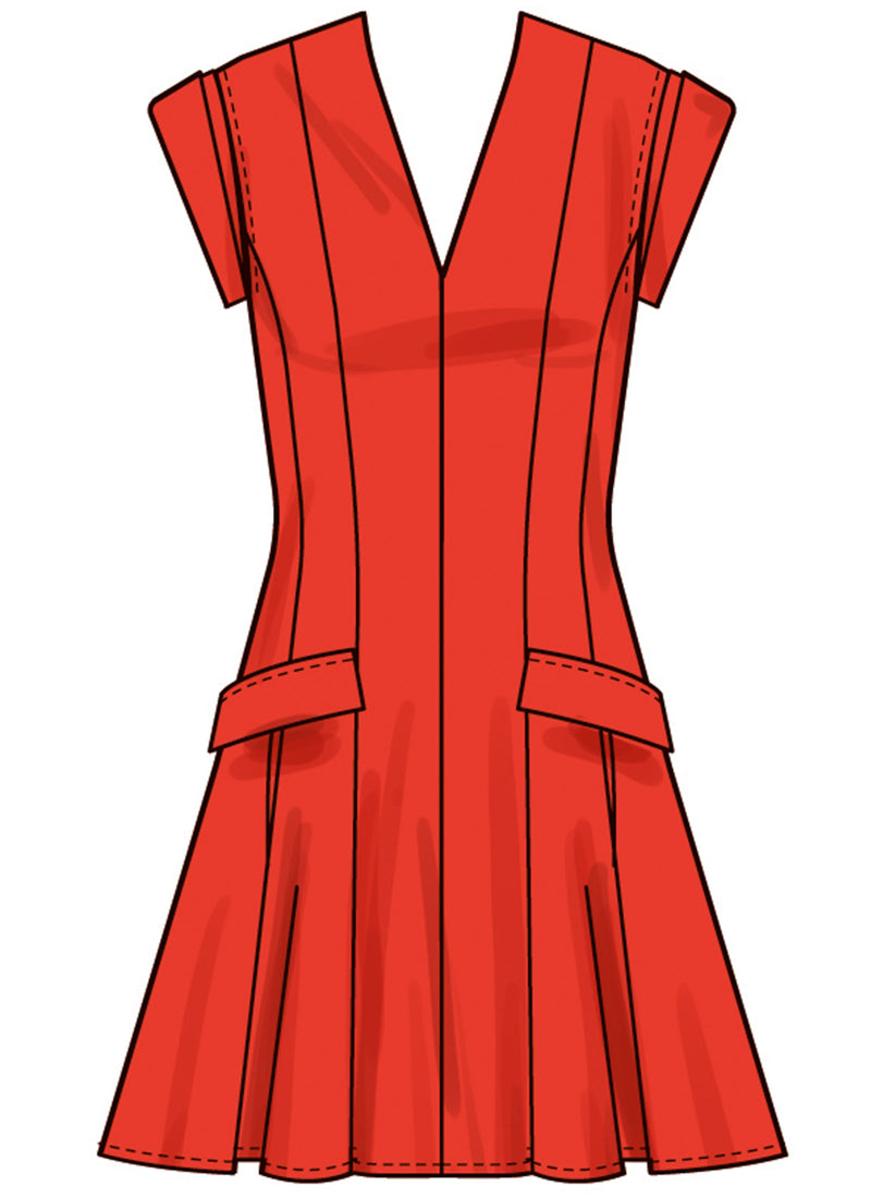 Simplicity Misses Dress with Length and Sleeve Variations Pattern S3097