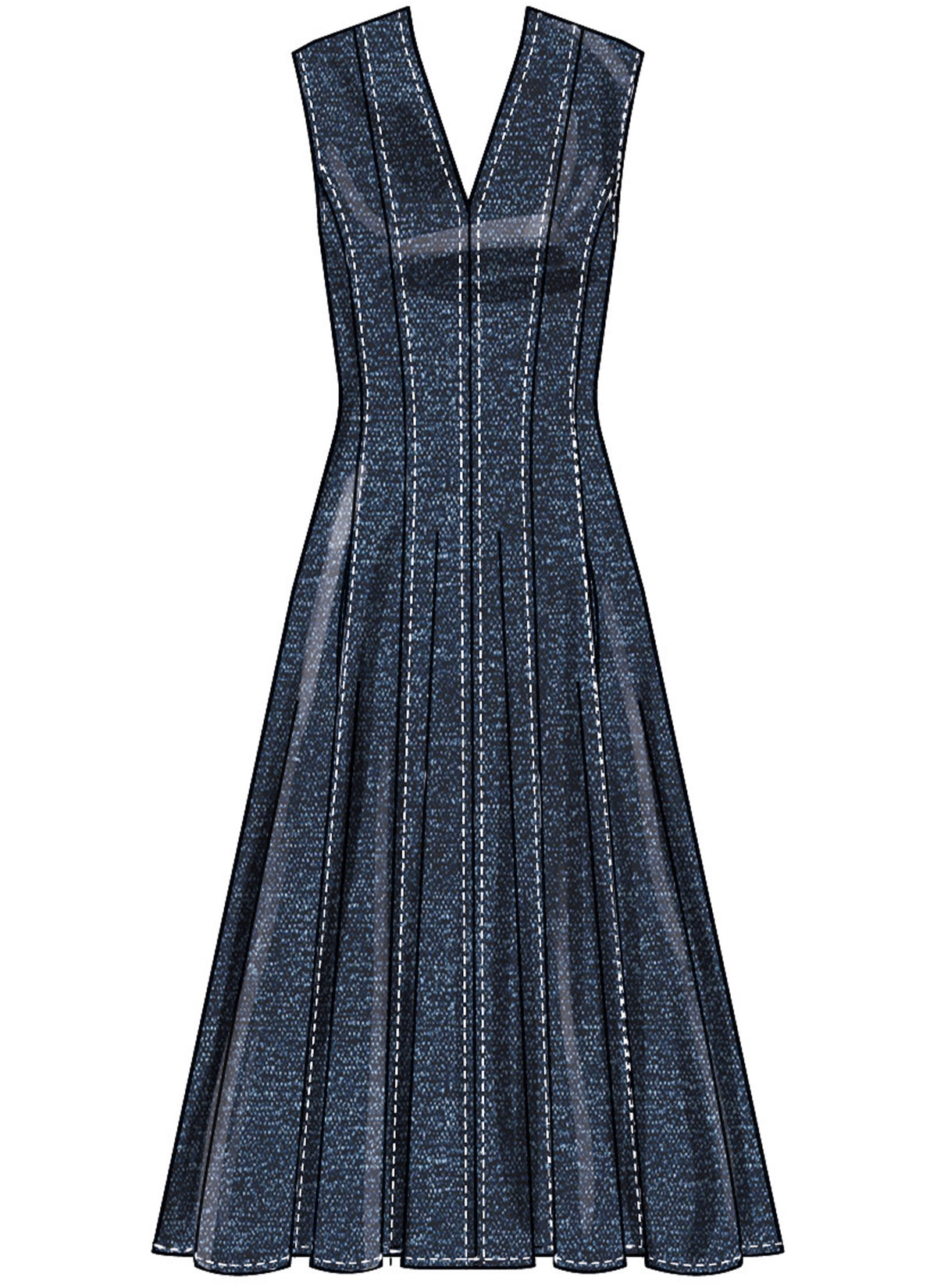 Simplicity Misses Dress with Length and Sleeve Variations Pattern S3097