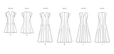 Simplicity Misses Dress with Length and Sleeve Variations Pattern S3097