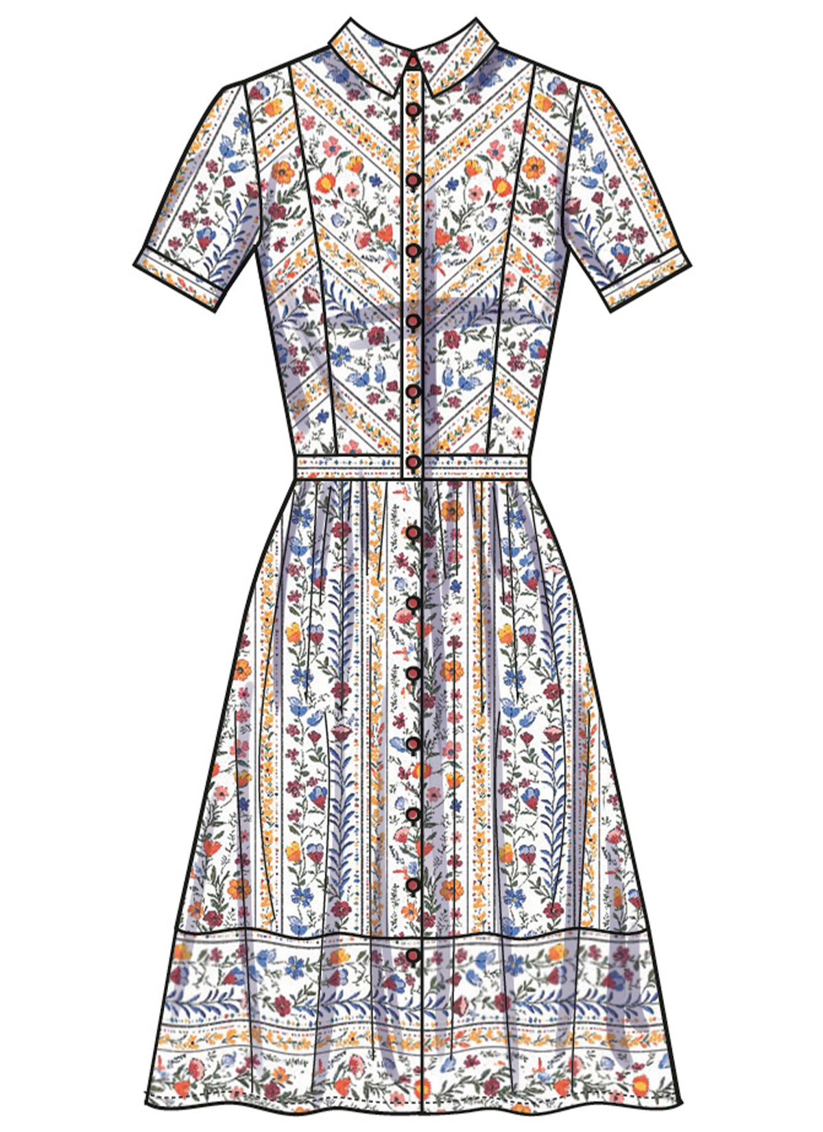Simplicity Misses Dress with Sleeve and Length Variations Pattern S3098