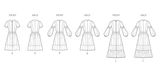 Simplicity Misses Dress with Sleeve and Length Variations Pattern S3098