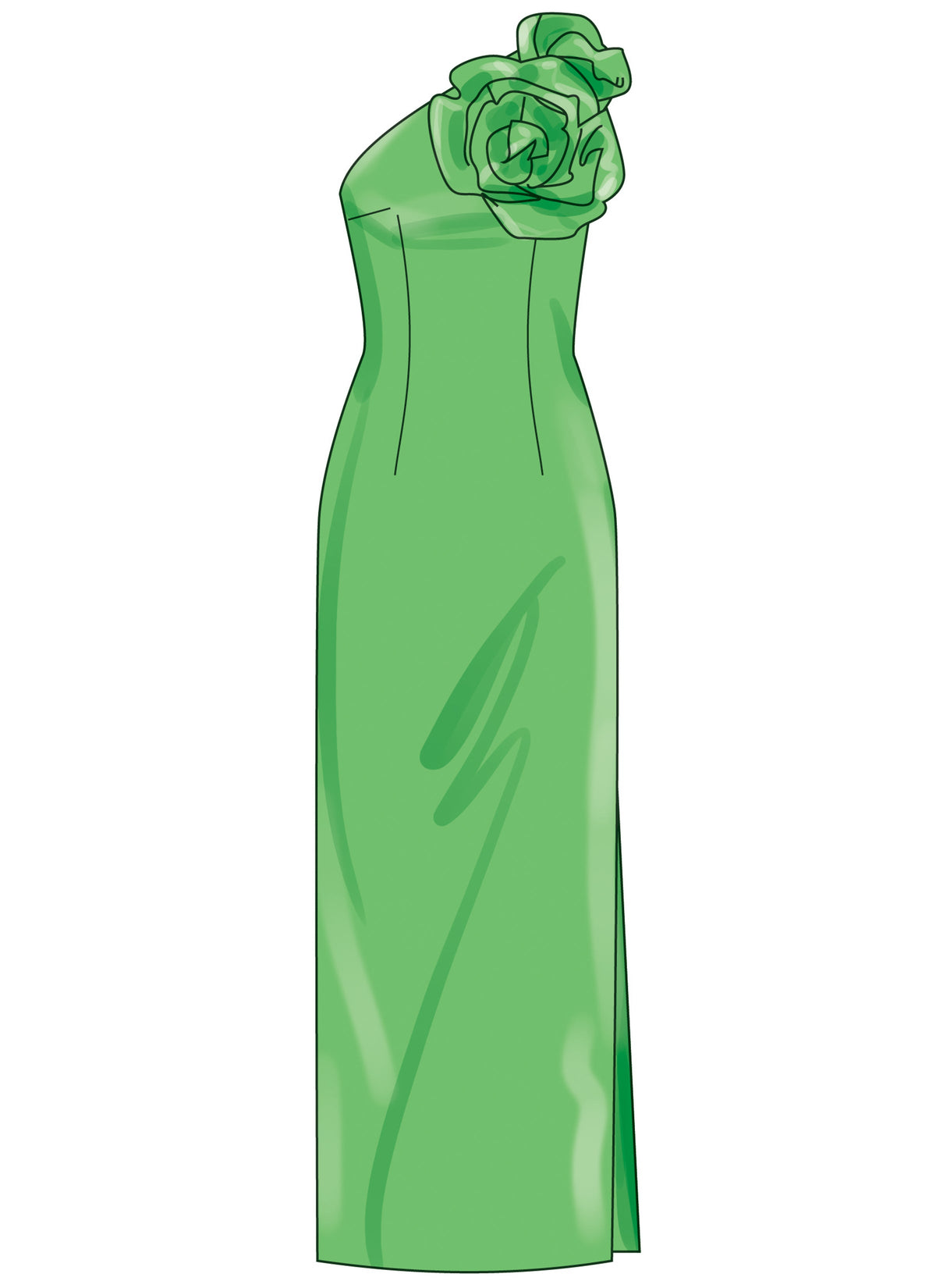 Simplicity Misses & Miss Petite Dress with 3D Flowers Pattern S3099