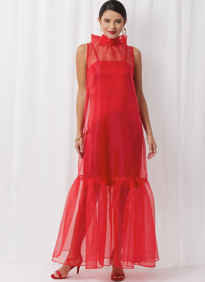 Simplicity Misses Special Occasion Dress and Slip Pattern S3100