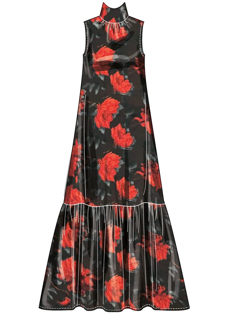 Simplicity Misses Special Occasion Dress and Slip Pattern S3100