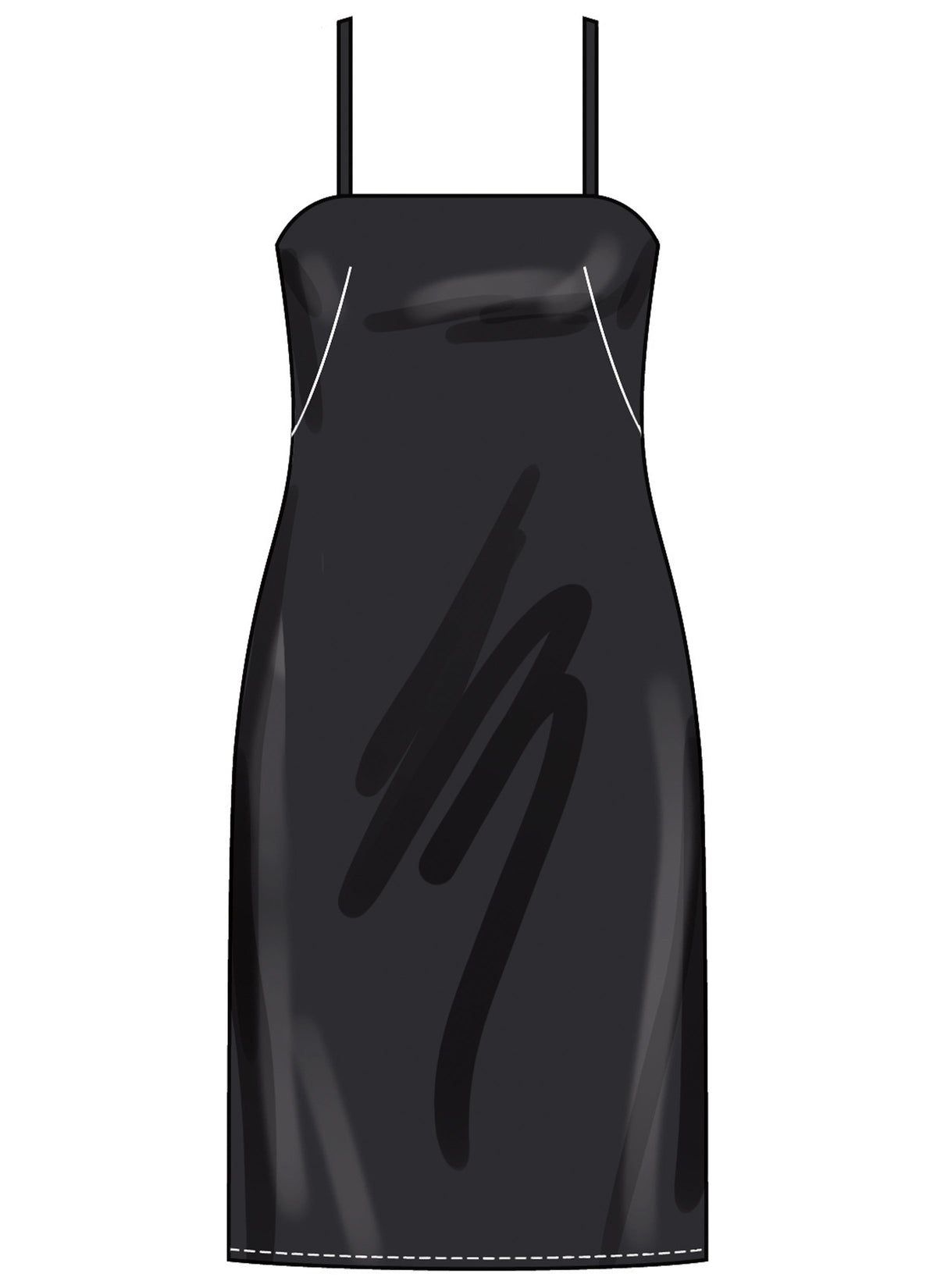 Simplicity Misses Special Occasion Dress and Slip Pattern S3100