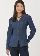 Simplicity Misses Shirt with Sleeve Variations Sewing Pattern S3102