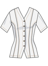 Simplicity Misses Shirt with Sleeve Variations Sewing Pattern S3102