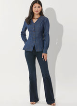Simplicity Misses Shirt with Sleeve Variations Sewing Pattern S3102