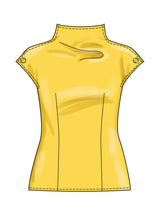 Simplicity Misses Top with Sleeve Variations Sewing Pattern S3103