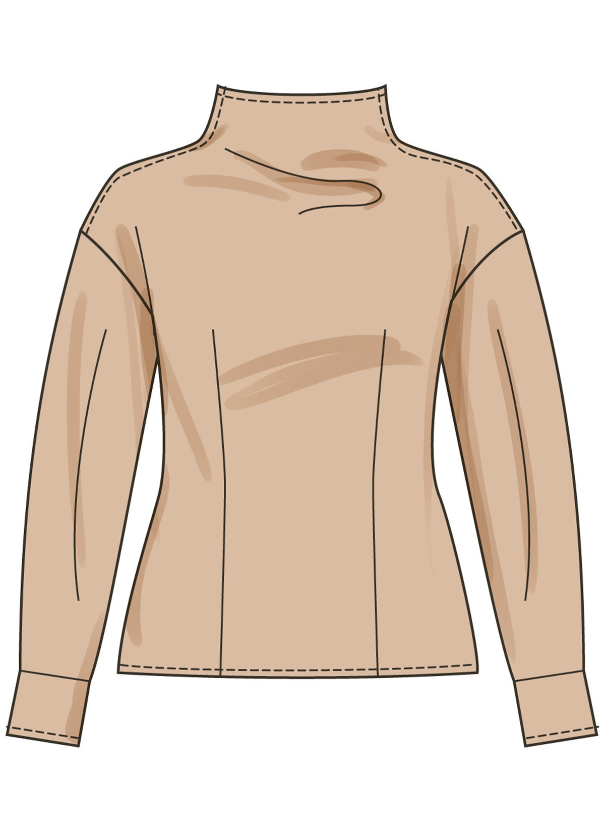 Simplicity Misses Top with Sleeve Variations Sewing Pattern S3103