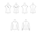 Simplicity Misses Top with Sleeve Variations Sewing Pattern S3103