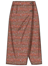 Simplicity Misses Wrap Skirts with Detachable 3D Flower Pattern S3104