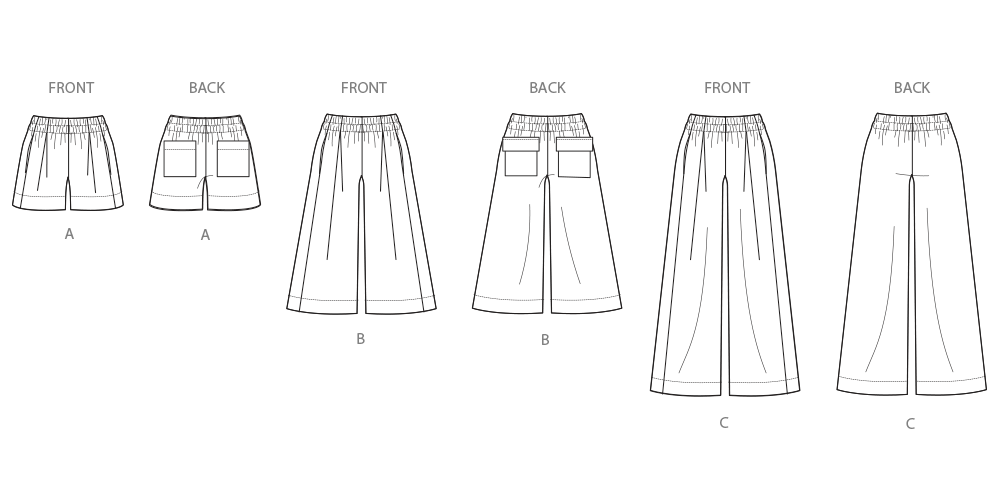 Simplicity Misses Shorts and Pants Sewing Pattern S3105A