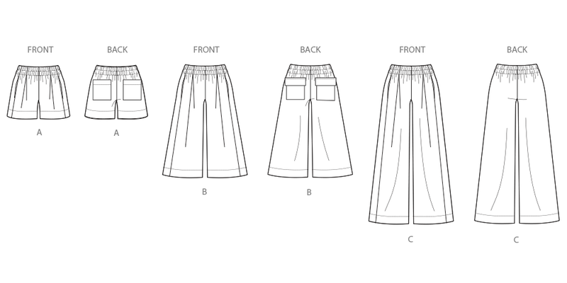 Simplicity Misses Shorts and Pants Sewing Pattern S3105A