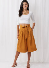Simplicity Misses Shorts & Pants with Tie Belt Sewing Pattern S3106