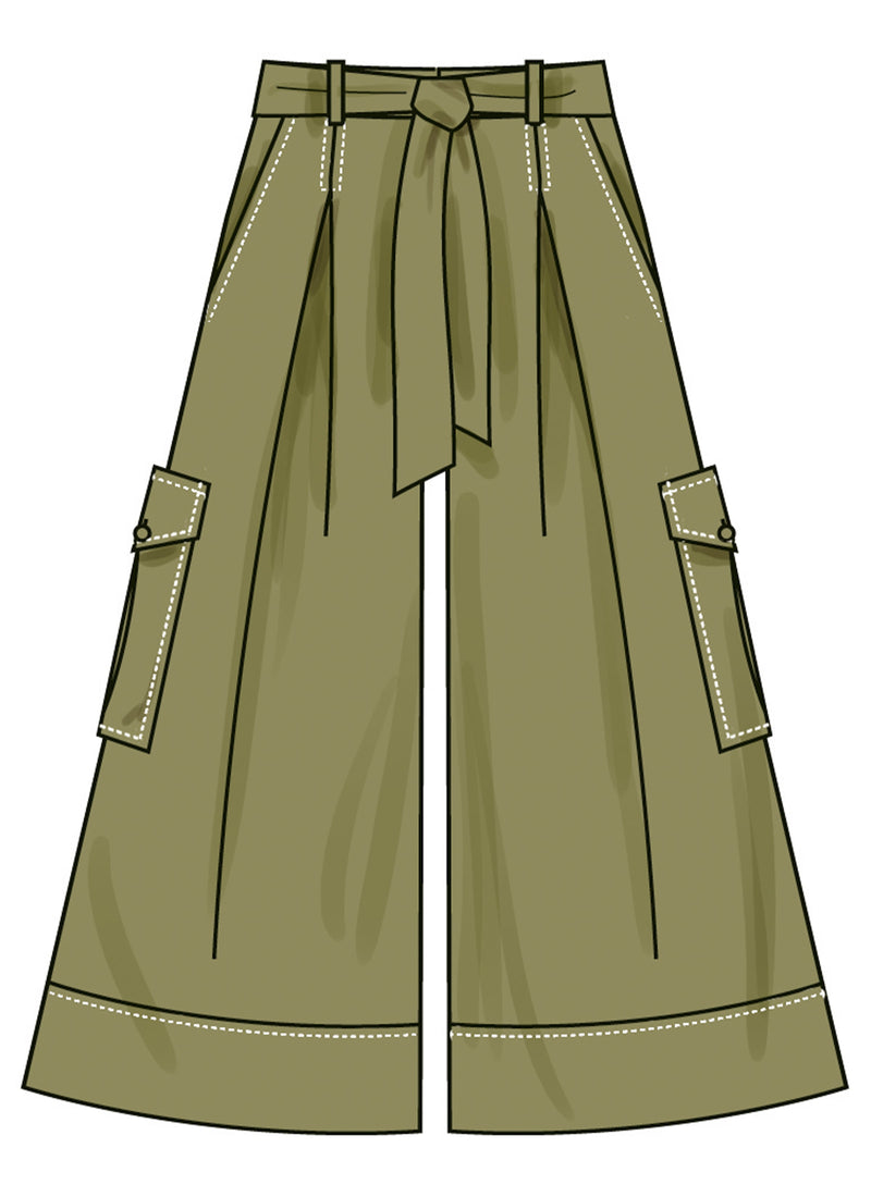 Simplicity Misses Shorts & Pants with Tie Belt Sewing Pattern S3106