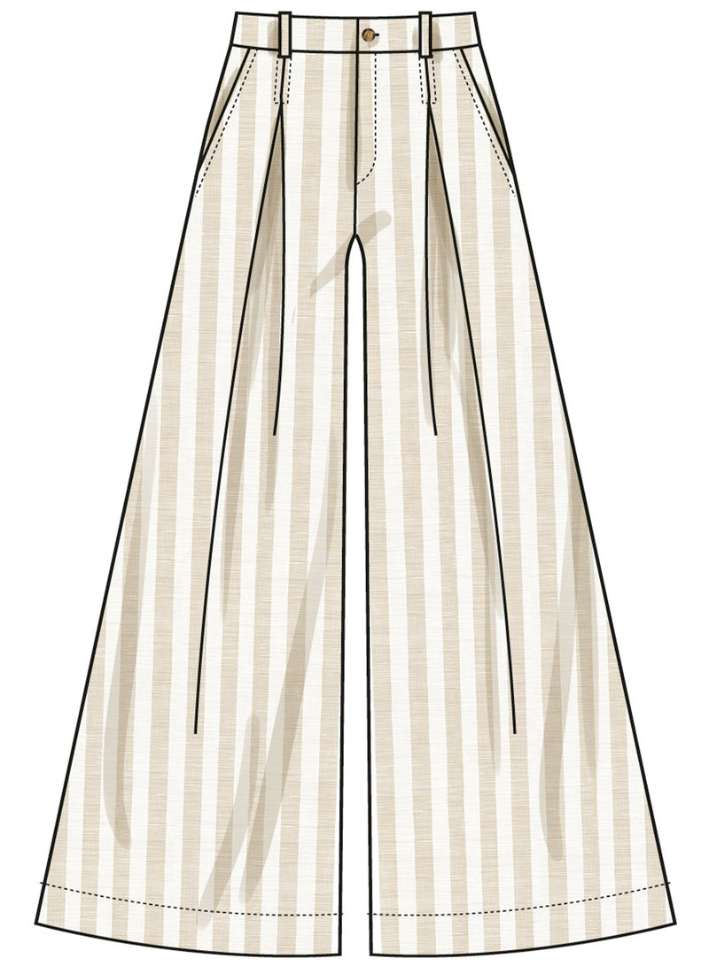 Simplicity Misses Shorts & Pants with Tie Belt Sewing Pattern S3106
