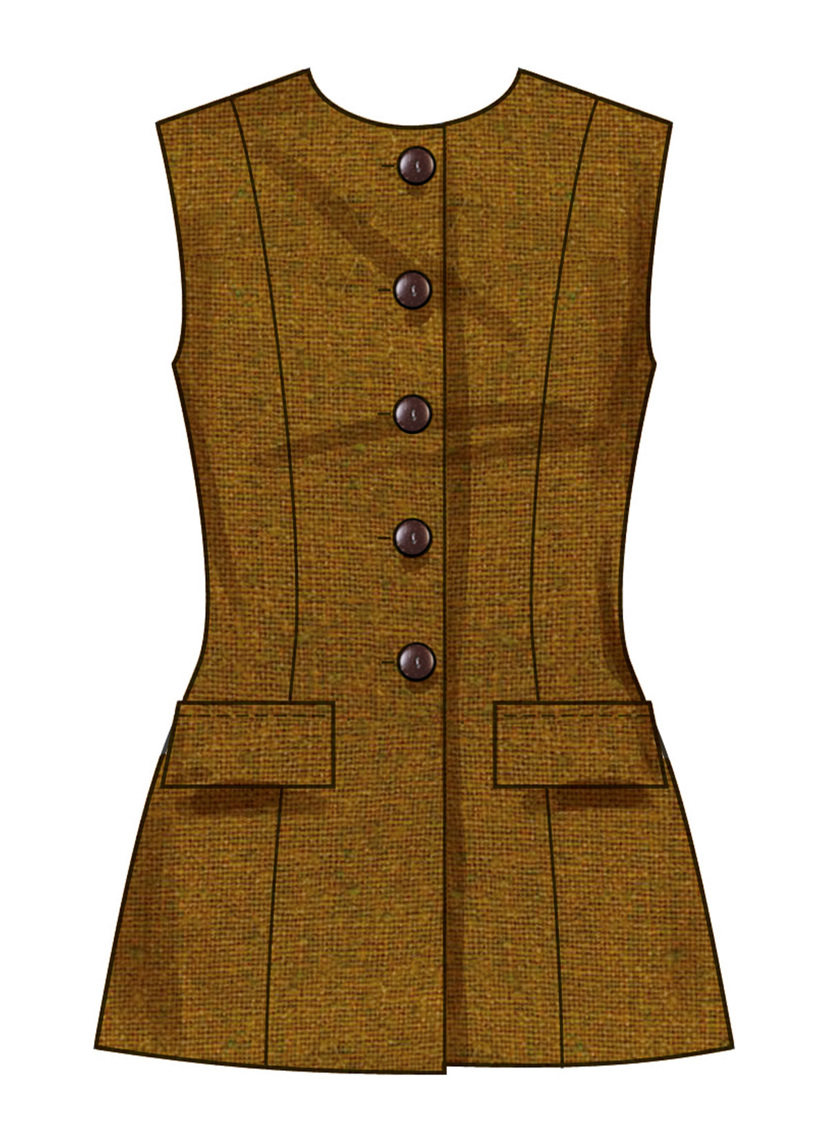 Simplicity Misses Vest, Skirt & Pants Sewing Pattern S3108