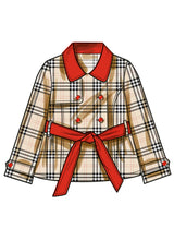 Simplicity Girls' Trench Coat Sewing Pattern in Three Lengths S3114A
