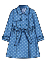 Simplicity Girls' Trench Coat Sewing Pattern in Three Lengths S3114A