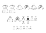 Simplicity: Children's Dress & Apron Sewing Pattern S3117A