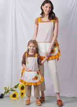 Simplicity: Children & Misses Aprons and Kitchen Accessories S3119A