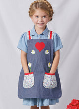 Simplicity: Children & Misses Aprons and Kitchen Accessories S3119A