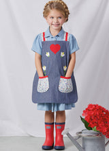 Simplicity: Children & Misses Aprons and Kitchen Accessories S3119A