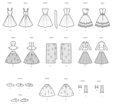 Simplicity: 11-1/2" Fashion Doll Clothes Sewing Pattern S3124OS