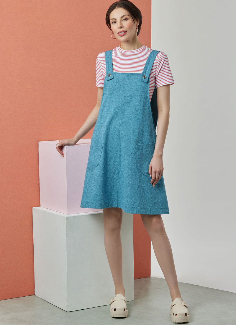 Simplicity Misses Knit Tops, Overalls & Jumper Sewing Pattern S3125