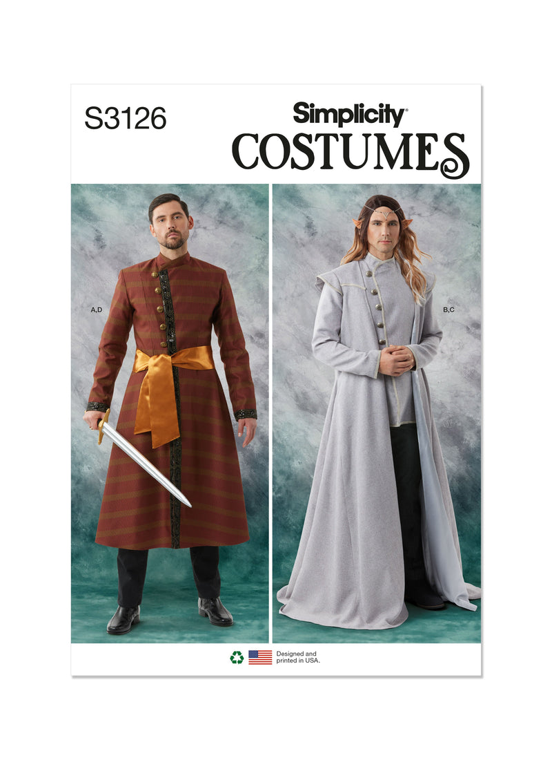 Simplicity Men's Costumes: Find the Perfect Sewing Pattern S3126