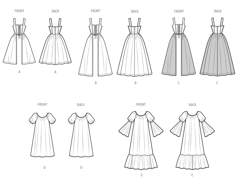 Simplicity Misses Costumes: Create Your Own Sewing Pattern S3127