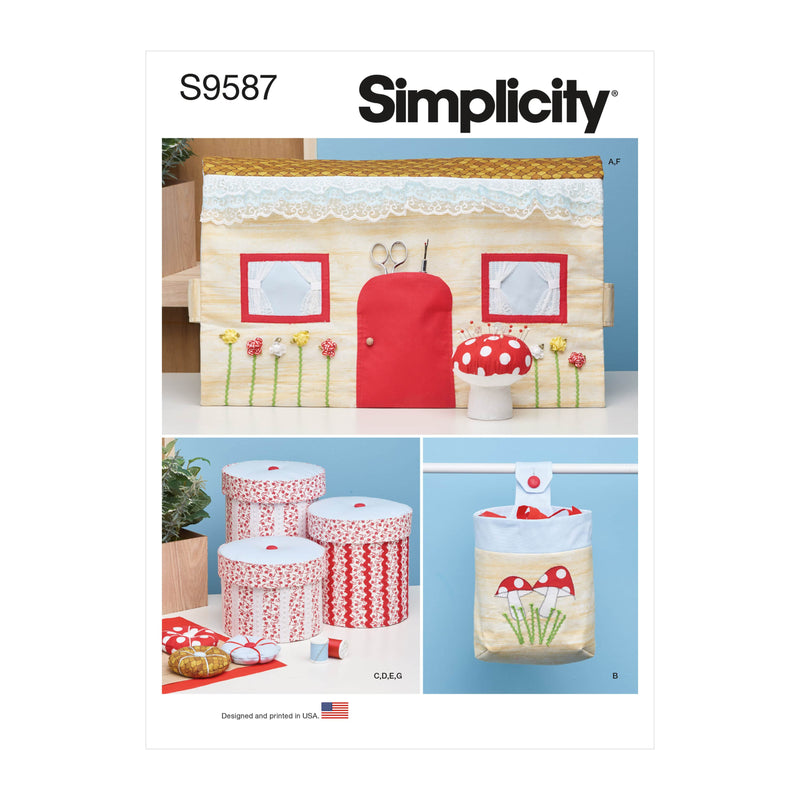 Simplicity Sewing Room Accessories Sewing Pattern S9587 OS 