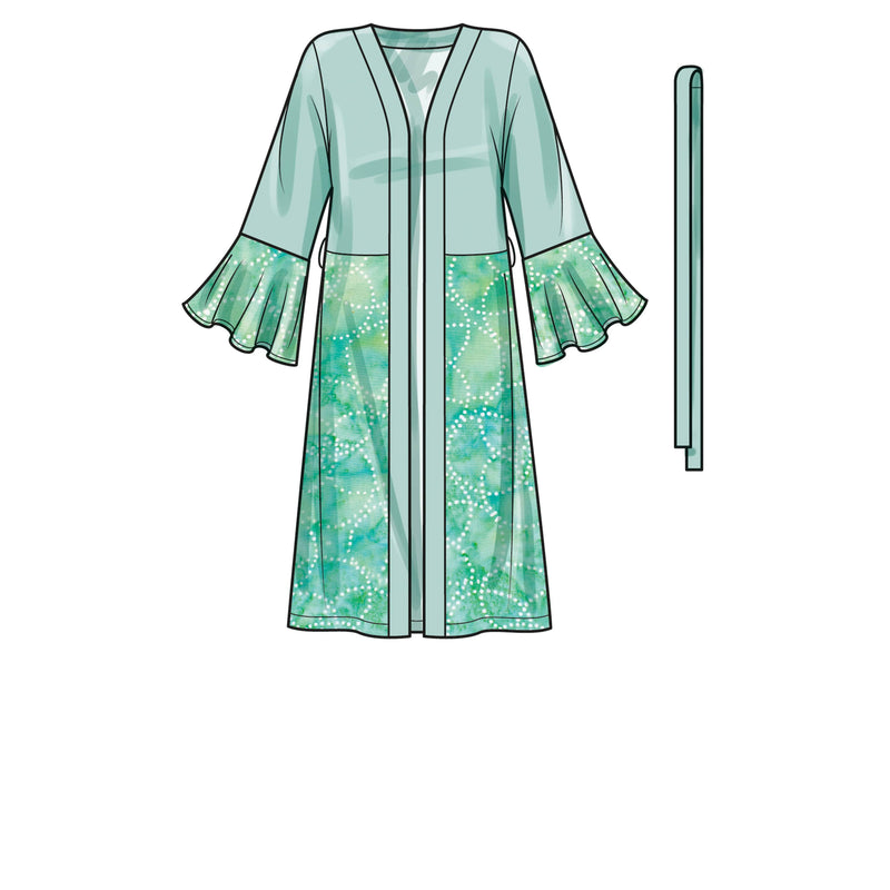 Simplicity Misses Caftans and Wraps Sewing Pattern S9602