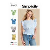 Simplicity Misses Tops Sewing Pattern S9605