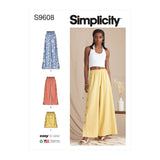 Simplicity Misses Pants and Skirt Sewing Pattern S9608