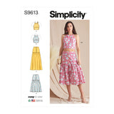 Simplicity Misses Top and Skirts Sewing Pattern S9613