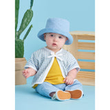 Simplicity Babies Tee-Shirts, Jacket, Pants and Hat Sewing Pattern S9616 A (XS-S-M-L-XL)